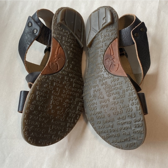 Fly London Leather Sandals 7 - Picture 5 of 7